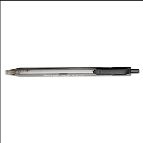 InkJoy 100 RT Ballpoint Pen, Retractable, Medium 1 mm, Black Ink, Black Barrel, 20/Pack