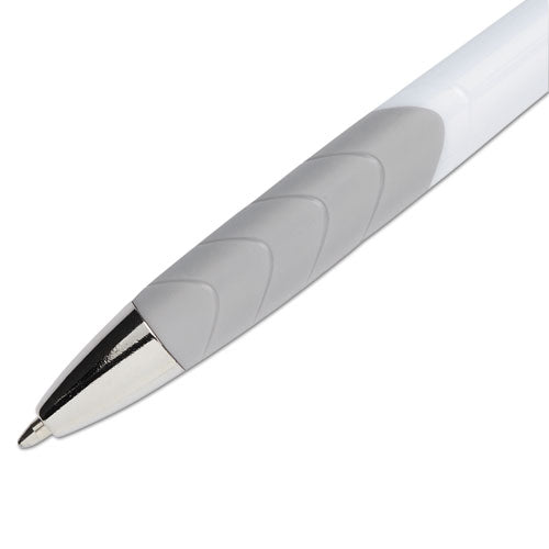InkJoy 700 RT Ballpoint Pen, Retractable, Medium 1 mm, Black Ink, White Barrel, Dozen