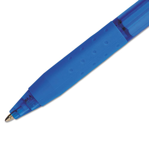 InkJoy 300 RT Ballpoint Pen, Retractable, Medium 1 mm, Blue Ink, Blue Barrel, Dozen