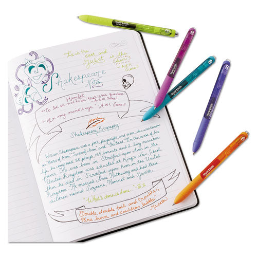 InkJoy Gel Pen, Retractable, Medium 0.7 mm, Assorted Ink and Barrel Colors, 14/Pack