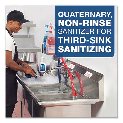 Broad Range Quaternary Sanitizer, Sweet Scent, 1 gal Bottle, 3/Carton