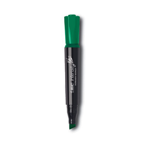 Intensity Chisel Tip Permanent Marker Value Pack, Broad Chisel Tip, Assorted Colors, 36/Pack