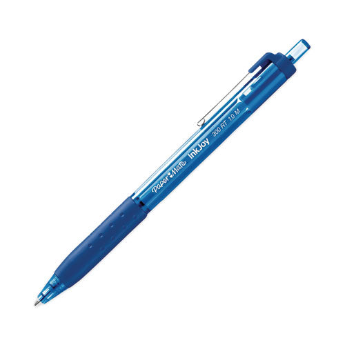 InkJoy 300 RT Ballpoint Pen, Retractable, Medium 1 mm, Blue Ink, Blue Barrel, 36/Pack