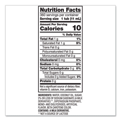 Liquid Coffee Creamer, Original, 0.38 oz Mini Cups, 360/Carton