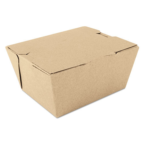 ChampPak Carryout Boxes, #1, 4.38 x 3.5 x 2.5, Kraft, Paper, 450/Carton