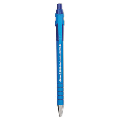 FlexGrip Ultra Ballpoint Pen, Retractable, Medium 1 mm, Blue Ink, Blue Barrel, Dozen