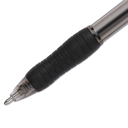 Profile Ballpoint Pen, Retractable, Bold 1.4 mm, Black Ink, Black Barrel, Dozen