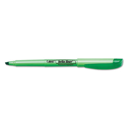 Brite Liner Highlighter, Assorted Ink Colors, Chisel Tip, Assorted Barrel Colors, 5/Set