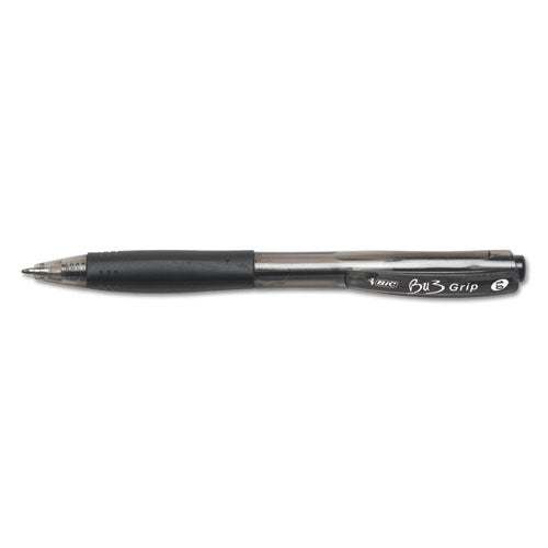 BU3 Ballpoint Pen, Retractable, Medium 1 mm, Black Ink, Black Barrel, 36/Pack