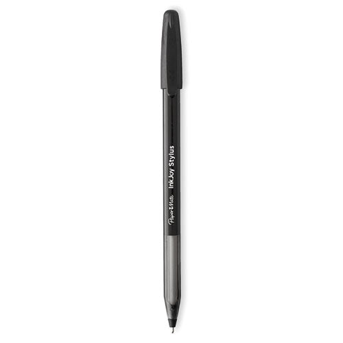 InkJoy 100 Ballpoint Pen/Stylus, Stick, Medium 1 mm, Black Ink, Black Barrel, Dozen