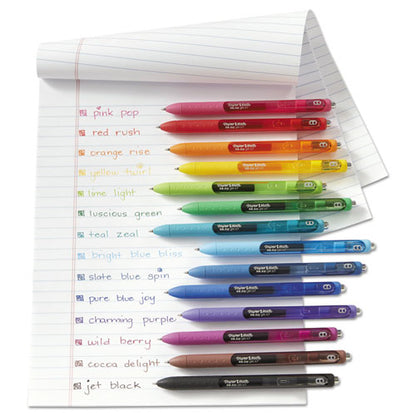 InkJoy Gel Pen, Retractable, Medium 0.7 mm, Assorted Ink and Barrel Colors, 20/Pack