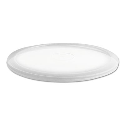 Anchor Packaging MicroLite Deli Tub Lid, Over-Cap Fit, Fits 8-32 oz Containers, 4.56" Diameter x 0.26"h, Clear, 500/Carton