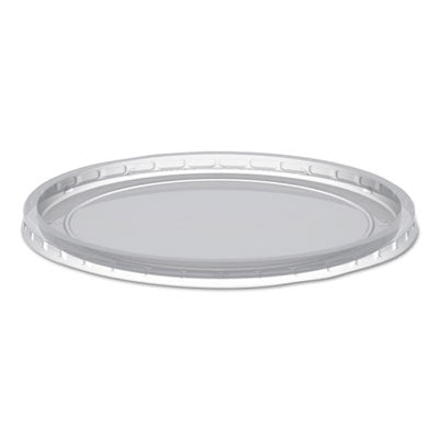 Anchor Packaging MicroLite Deli Tub Lid, Inside-Cap Fit, Fits 8-32 oz Containers, 4.56" Diameter x 0.26"h, Clear, 500/Carton