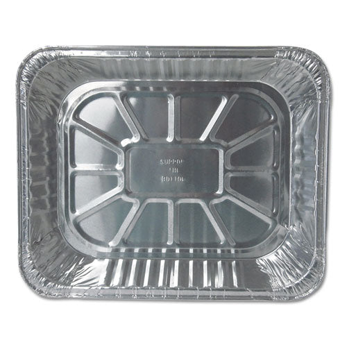 Aluminum Steam Table Pans, Half-Size Deep—120 oz., 2.56" Deep, 10.38 x 12.75, 100/Carton