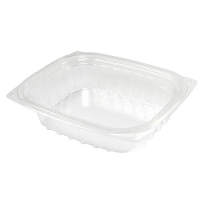 Dart ClearPac Containers, 8 oz, 5.9 x 4.9 x 1.3, Clear, 63/Pack, 16 Packs/Carton