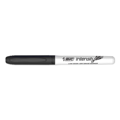 Intensity Low Odor Fine Point Dry Erase Marker, Fine Bullet Tip, Black, Dozen