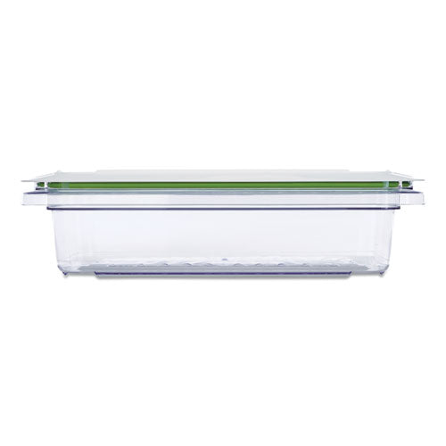 FreshWorks Produce Saver, 8 gal, 18 x 6.3 x 6.79, Clear/Green, Plastic