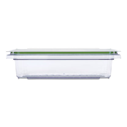 FreshWorks Produce Saver, 8 gal, 18 x 6.3 x 6.79, Clear/Green, Plastic