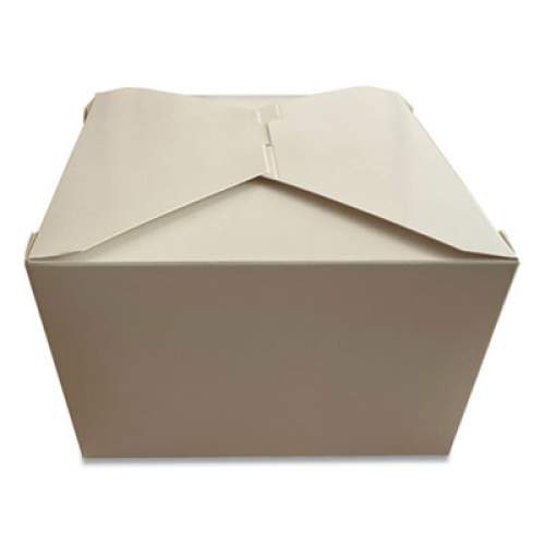 Dura Takeout Containers, 7.87 x 5.51 x 3.54, White, 160/Carton