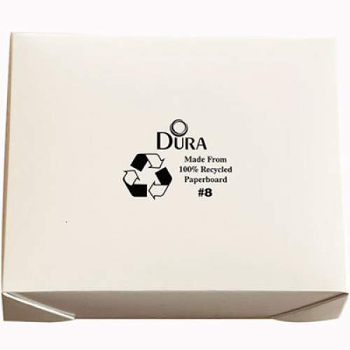 Dura Takeout Containers, 5.98 x 4.72 x 2.51, White, 300/Carton