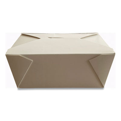 Dura Takeout Containers, 7.87 x 5.51 x 3.54, White, 160/Carton