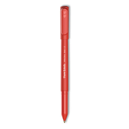 Write Bros. Ballpoint Pen, Stick, Bold 1.2 mm, Red Ink, Red Barrel, Dozen