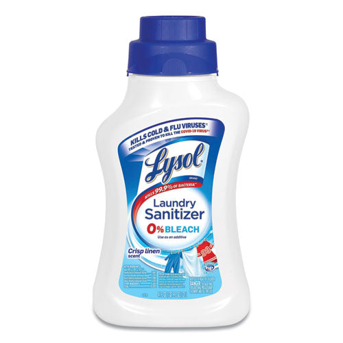 Laundry Sanitizer, Liquid, Crisp Linen, 41 oz, 6/Carton