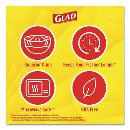 ClingWrap Plastic Wrap, 200 Square Foot Roll, Clear, 12 Rolls/Carton