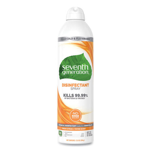 Disinfectant Sprays, Fresh Citrus/Thyme, 13.9 oz, Spray Bottle