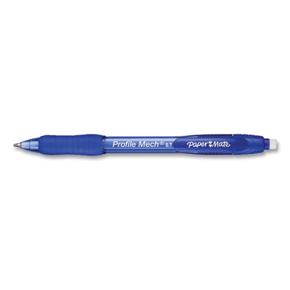 Profile Mechanical Pencils, 0.7 mm, HB (#2), Black Lead, Assorted Barrel Colors, 4/Pack