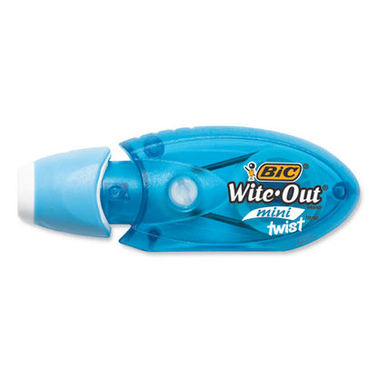 Wite-Out Mini Twist Correction Tape, Non-Refillable, Blue/Fuchsia Applicators 0.2" x 314", 2/Pack