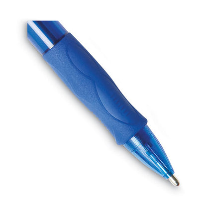 GLIDE Bold Ballpoint Pen Value Pack, Retractable, Bold 1.6 mm, Blue Ink, Translucent Blue Barrel, 36/Pack