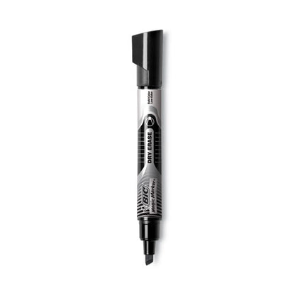 Intensity Advanced Dry Erase Marker, Tank-Style, Broad Chisel Tip, Black, Dozen