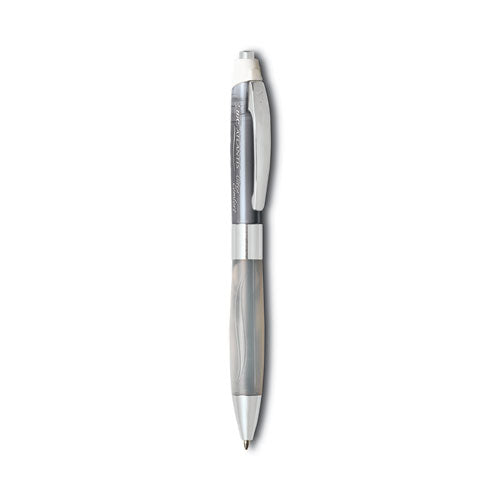 GLIDE Ultra Comfort Ballpoint Pen, Retractable, Medium 1 mm, Black Ink, Randomly Assorted Barrel Colors