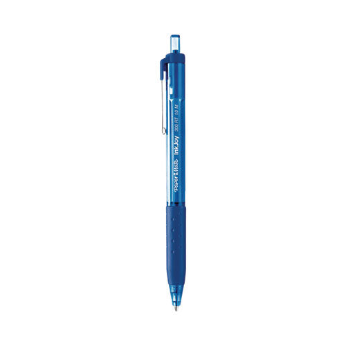 InkJoy 300 RT Ballpoint Pen, Retractable, Medium 1 mm, Blue Ink, Blue Barrel, 36/Pack