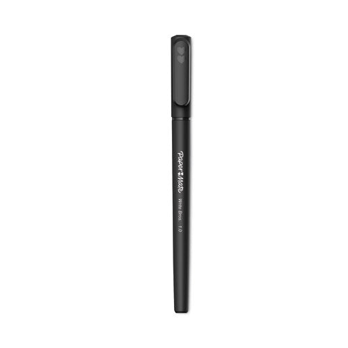 Write Bros. Ballpoint Pen Value Pack, Stick, Medium 1 mm, Black Ink, Black Barrel, 120/Pack