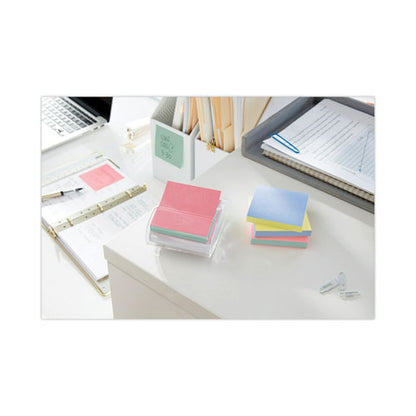 Original Recycled Pop-up Notes, 3" x 3", Sweet Sprinkles Collection Colors, 100 Sheets/Pad, 12 Pads/Pack