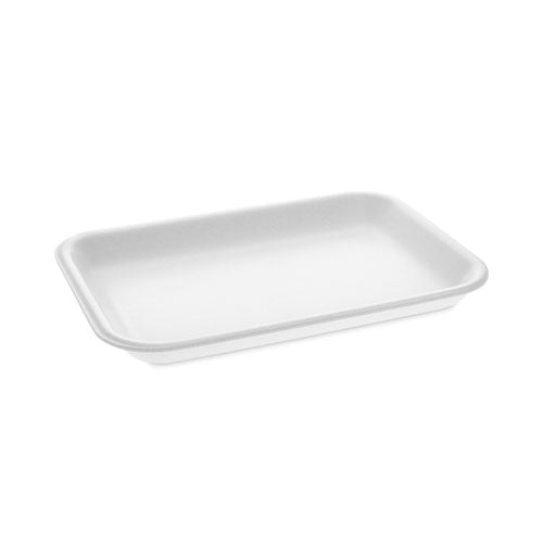 Supermarket Tray, #2, 8.2 x 5.7 x 0.91, White, Foam, 500/Carton