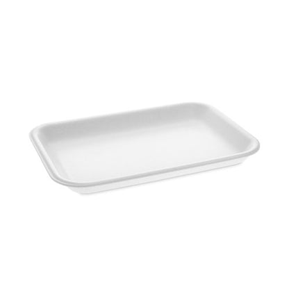 Supermarket Tray, #2, 8.2 x 5.7 x 0.91, White, Foam, 500/Carton