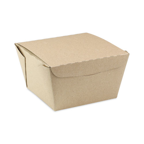 EarthChoice OneBox Paper Box, 46 oz, 4.5 x 4.5 x 3.25, Kraft, 200/Carton