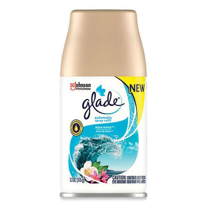 Automatic Air Freshener, Aqua Waves, 6.2 oz, 4/Carton