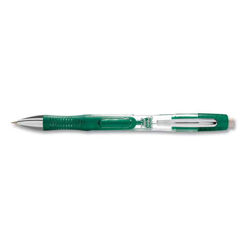 Clear Point Elite Mechanical Pencils, 0.7 mm, HB (#2), Black Lead, Blue and Green Barrels, 2/Pack