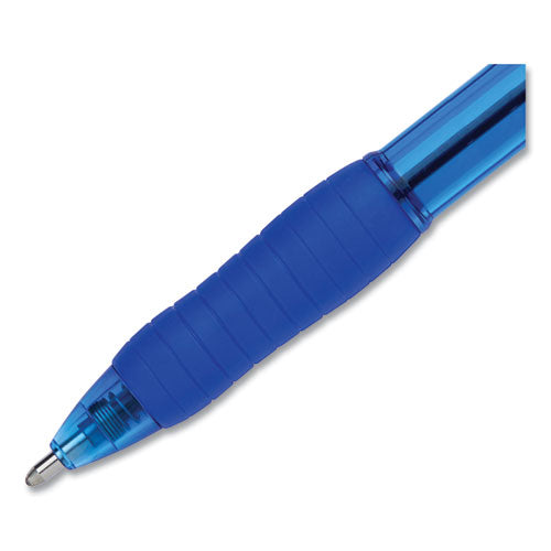 Profile Ballpoint Pen, Retractable, Bold 1.4 mm, Blue Ink, Blue Barrel, 36/Pack