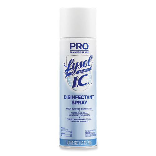 Disinfectant Spray, 19 oz Aerosol Spray, 12/Carton