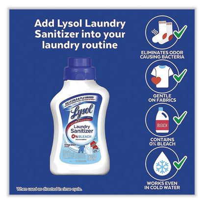 Laundry Sanitizer, Liquid, Crisp Linen, 90 oz, 4/Carton