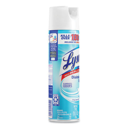 Disinfectant Spray, Crisp Linen Scent, 19 oz Aerosol Spray