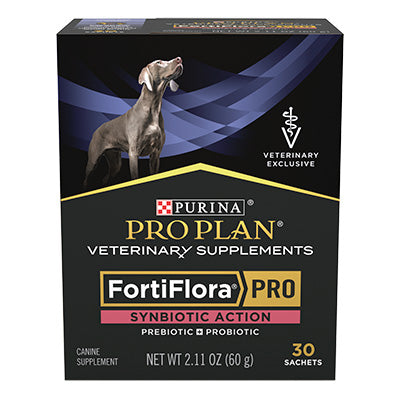 Purina Pro Plan Veterinary Supplements FortiFlora Synbiotic Action Canine 1 Box/30 Sachets