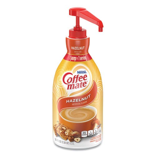 Liquid Coffee Creamer, Hazelnut, 1500mL Pump Bottle