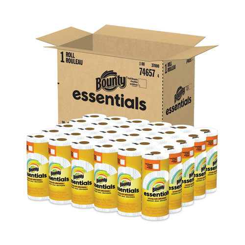 Essentials Kitchen Roll Paper Towels, 2-Ply, 11 x 10.2, 40 Sheets/Roll, 30 Rolls/Carton